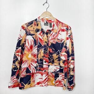 CHICO'S Floral Jacket